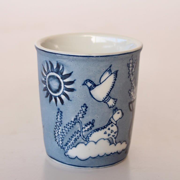 Blue Tiger & Moon Beaker
